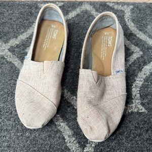 TOMS Light Tan Casual Slip-Ons